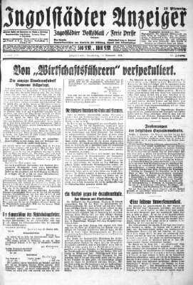 Ingolstädter Anzeiger Donnerstag 12. November 1931