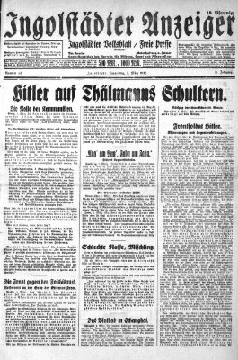 Ingolstädter Anzeiger Donnerstag 3. März 1932