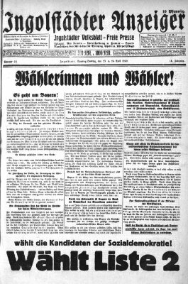 Ingolstädter Anzeiger Sonntag 24. April 1932
