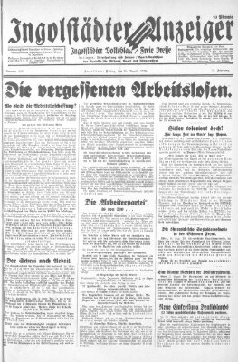 Ingolstädter Anzeiger Freitag 19. August 1932