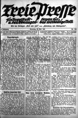 Freie Presse für Ingolstadt u. den Donaugau (Ingolstädter Anzeiger)