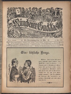 Münchner Guckkasten Samstag 16. März 1889