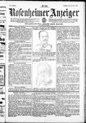 Rosenheimer Anzeiger Samstag 26. Mai 1906