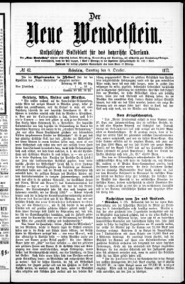 Wendelstein Samstag 6. Oktober 1877