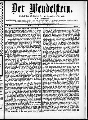 Wendelstein Dienstag 2. November 1886
