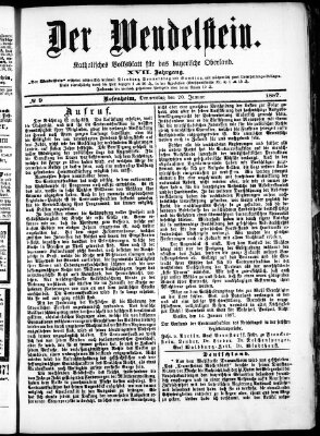 Wendelstein Donnerstag 20. Januar 1887