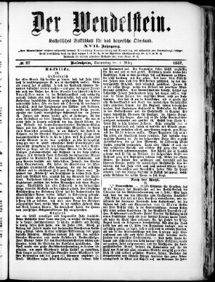 Wendelstein Donnerstag 3. März 1887