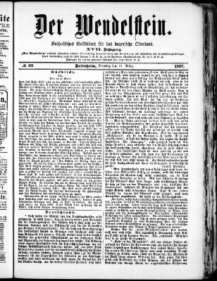 Wendelstein Dienstag 15. März 1887