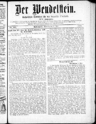 Wendelstein Dienstag 6. Mai 1890