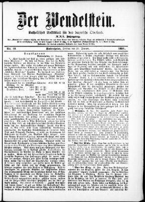 Wendelstein Freitag 23. Januar 1891