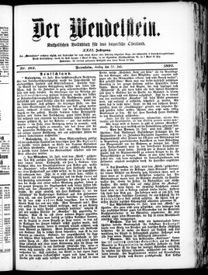Wendelstein Donnerstag 21. Juli 1892