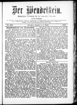 Wendelstein Donnerstag 13. Oktober 1892