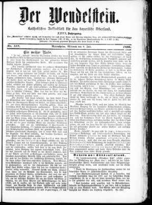Wendelstein Mittwoch 8. Juli 1896
