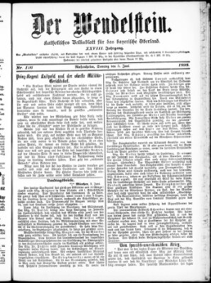 Wendelstein Sonntag 5. Juni 1898