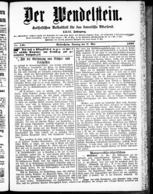 Wendelstein Sonntag 21. Mai 1899