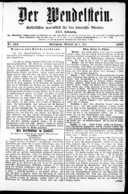 Wendelstein Mittwoch 4. Juli 1900