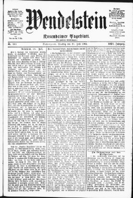 Wendelstein Samstag 26. Juli 1902