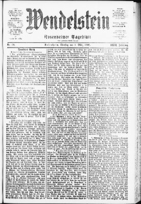Wendelstein Dienstag 3. März 1903