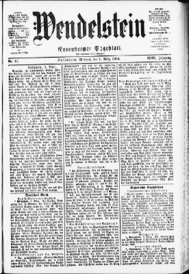 Wendelstein Mittwoch 4. März 1903