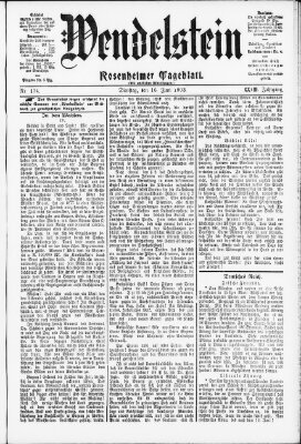 Wendelstein Dienstag 16. Juni 1903