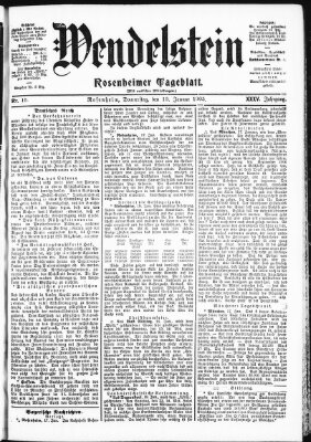 Wendelstein Donnerstag 19. Januar 1905