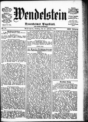 Wendelstein Samstag 11. Februar 1905
