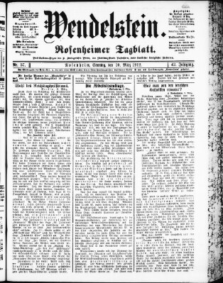 Wendelstein Sonntag 10. März 1912