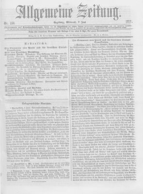 Allgemeine Zeitung Mittwoch 7. Juni 1871