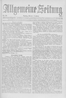 Allgemeine Zeitung Mittwoch 28. Februar 1877