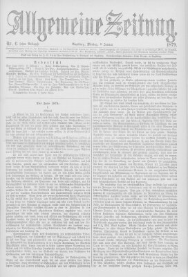 Allgemeine Zeitung Montag 6. Januar 1879