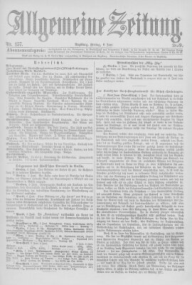 Allgemeine Zeitung Freitag 6. Juni 1879