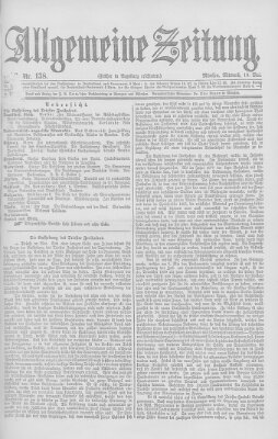 Allgemeine Zeitung Mittwoch 19. Mai 1886