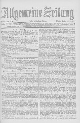 Allgemeine Zeitung Freitag 24. Dezember 1886