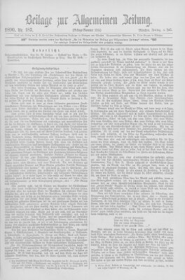 Allgemeine Zeitung Freitag 4. Juli 1890