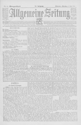 Allgemeine Zeitung Dienstag 3. April 1894