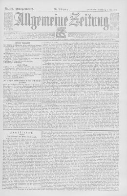 Allgemeine Zeitung Dienstag 8. Mai 1894