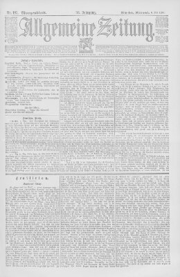 Allgemeine Zeitung Mittwoch 9. Mai 1894
