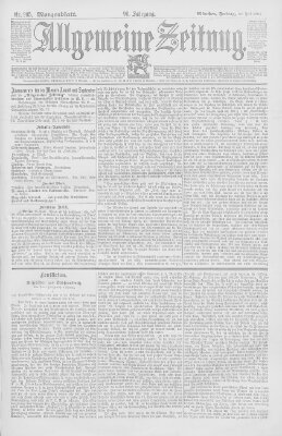 Allgemeine Zeitung Freitag 27. Juli 1894