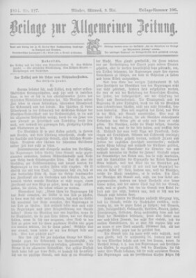 Allgemeine Zeitung Mittwoch 9. Mai 1894