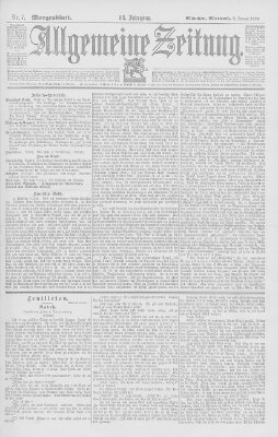 Allgemeine Zeitung Mittwoch 8. Januar 1896