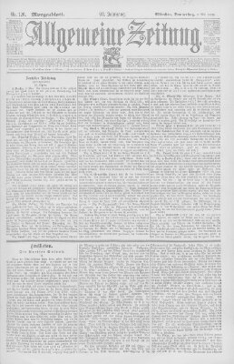 Allgemeine Zeitung Donnerstag 7. Mai 1896