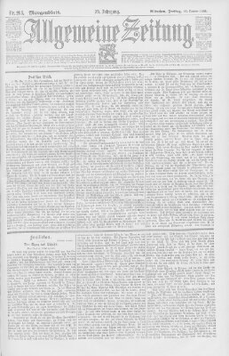 Allgemeine Zeitung Freitag 23. Oktober 1896