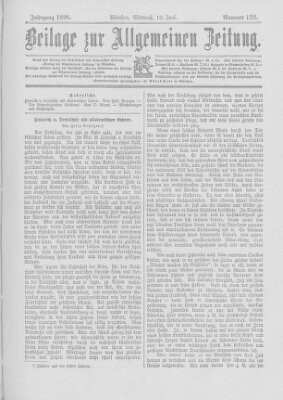 Allgemeine Zeitung Mittwoch 10. Juni 1896