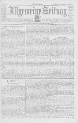 Allgemeine Zeitung Sonntag 6. Juni 1897