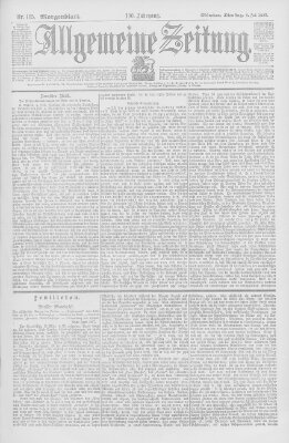 Allgemeine Zeitung Dienstag 6. Juli 1897