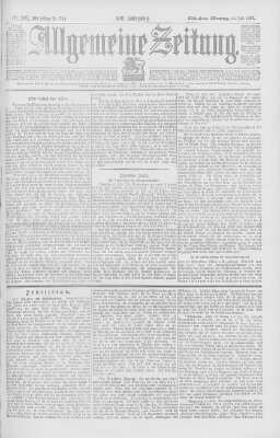 Allgemeine Zeitung Montag 26. Juli 1897