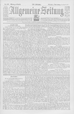 Allgemeine Zeitung Donnerstag 12. August 1897
