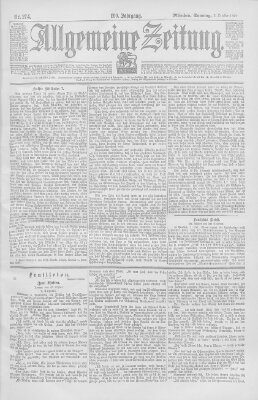 Allgemeine Zeitung Sonntag 3. Oktober 1897