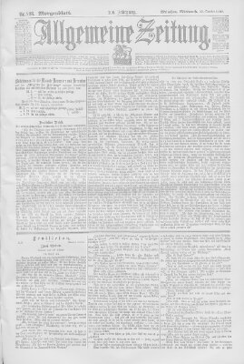Allgemeine Zeitung Mittwoch 27. Oktober 1897