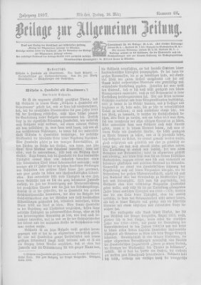 Allgemeine Zeitung Freitag 26. März 1897